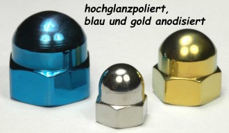 Titan (Ti6Al4V) - cap nuts specialcolors