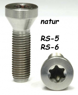 Titan (Ti6Al4V) - Hinterradschrauben Sonderfarben