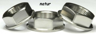 Titan (Ti6Al4V) - axle nuts nature