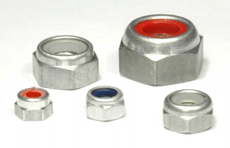 Aluminium - Locknuts natural/oabic - ISO 10511 / old DIN 985