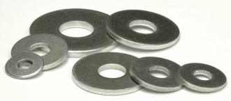 Aluminium ISO 7093 / DIN 9021 Unterlegscheiben - blank