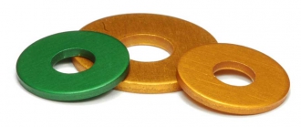 Aluminium ISO 7093 / DIN 9021 Unterlegscheiben - Sonderfarben