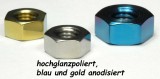 Titan (Ti6Al4V) - Muttern - ISO 4032 / alt DIN 934 - Sonderfarben