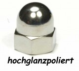 Titan (Ti6Al4V) - Hutmuttern - DIN 1587 - Sonderfarben