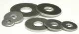 Aluminium washers DIN 9021 brightly