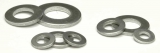 Aluminium washers DIN 125 - brightly