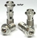 Titan (Ti6Al4V) - brake conduit hollow screws nature